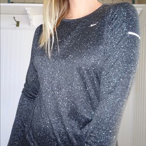Reflective NIKE dry fit running long sleeve
